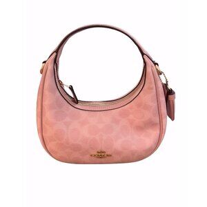 Coach Powder Pink Carmen Mini Crossbody Bag In Signature Canvas CAM83 Sold As Is